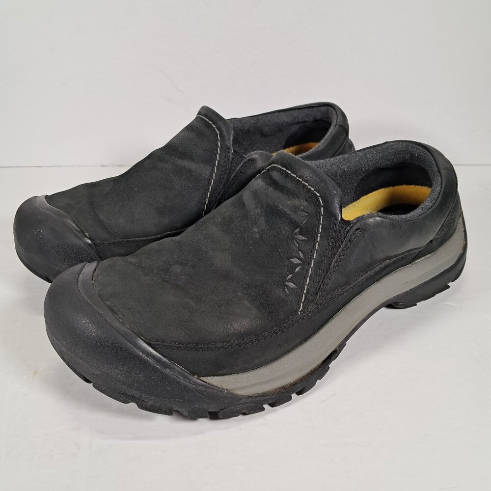 Keen Kaci III Shoes Women 11 Winter Slip On Black Leather Casual 1026723